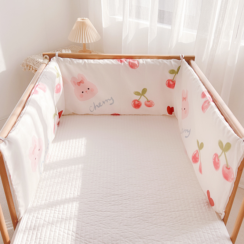 Baby Nursery Boy - Kinderbett-Stoßstange rund um Kinderbett, Baby-Kinderzimmer-Sets, Stoßstangen