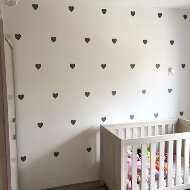 Baby Girl Nursery Quotes - Herz Baby Zimmer Dekorative Aufkleber Mädchen