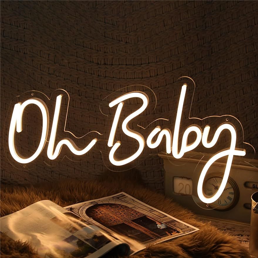 Oh Baby Neonschild LED Marquee – Baby Nursery Wall Lights Bewertung und Preis