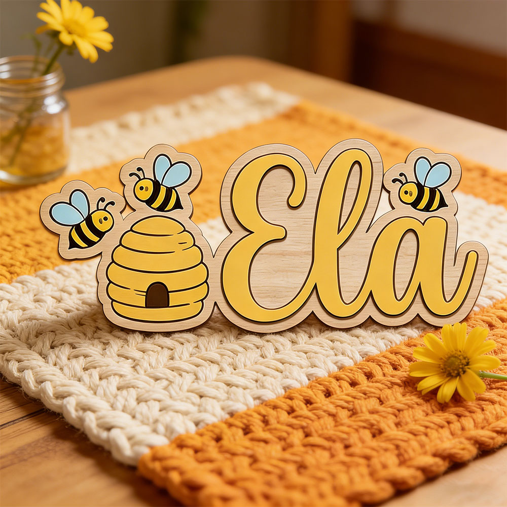 Personalisiertes Niedliches Bi – Baby Nursery Decor Girl Bewertung und Preis